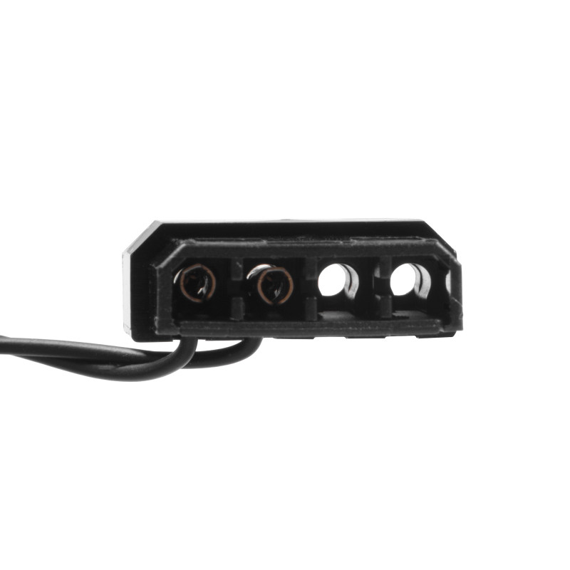 Akyga AW-12E-BG wentylator obudowy 120 mm, 33 zielone diody LED, Molex, czarny