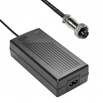 Ładowarka do rowerów i hulajnóg elektrycznych Akyga AK-EV-02 do akumulatorów 24 V, 29,4 V / 2 A, 60 W, gniazdo GX12 9 mm, 1 m