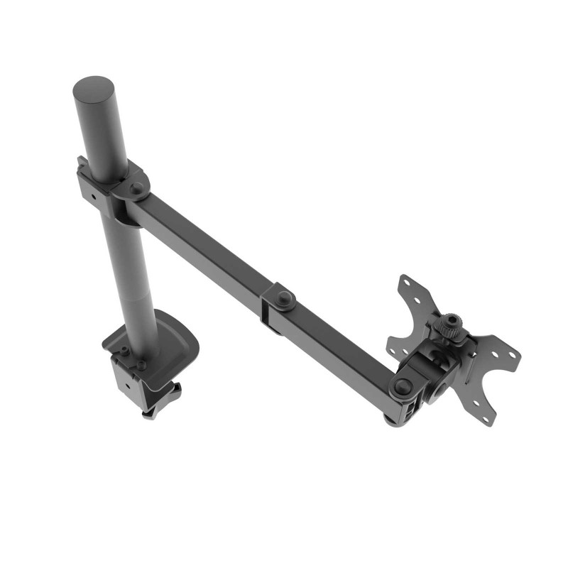 Uchwyt biurkowy na jeden monitor Akyga AK-MB-01, 15-32", do 10 kg, VESA 75/100, czarny