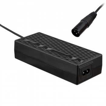 Ładowarka do rowerów i hulajnóg elektrycznych Akyga AK-EV-03 do akumulatorów 36 V, 42 V / 2 A, 84 W, wtyk XLR 3-pin, 1 m