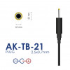 Akyga AK-TB-21 uniwersalny zasilacz sieciowy 5 V / 2 A 10 W, DC 2,5 x 0,7 mm, 1,5 m, czarny