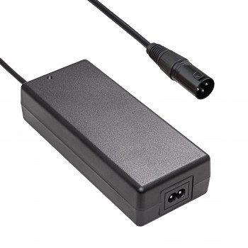 Ładowarka do roweru elektrycznego Akyga AK-EV-04 do akumulatorów 48 V, 54,6 V / 2 A, 110 W, wtyk XLR 3-pin, 1 m