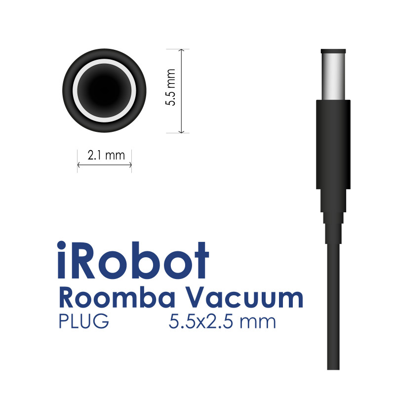 Zasilacz Akyga AK-PD-19 do iRobot Roomba, 22,5 V / 1,25 A 28 W, 1,8 m, czarny