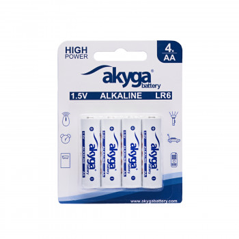 Akyga AKY2068 bateria alkaliczna AA LR6 1,5 V 3050 mAh, 4 szt. (blister)
