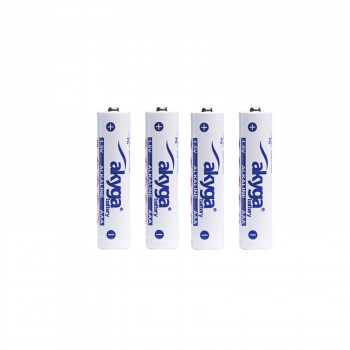 Akyga AKY2057 bateria alkaliczna AAA LR03 1,5 V 1300 mAh, 4 szt. (folia)