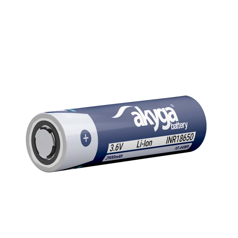 Akyga AKY2173 INR18650-29M 3C akumulator litowo-jonowy 18650 3,6 V 2900 mAh, bez zabezpieczenia