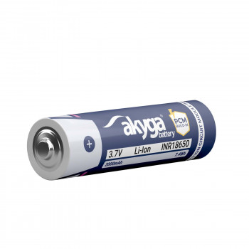 Akyga AKY2457 INR18650-20M akumulator litowo-jonowy 18650 3,7 V 2000 mAh z zabezpieczeniem PCM