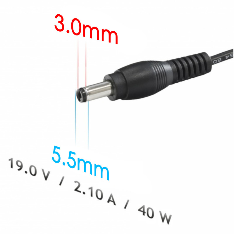 Akyga AK-ND-56 zasilacz do laptopa 19 V / 6,32 A, 120 W, 5,5 x 3,0 mm + pin, 1,2 m, do laptopów Samsung