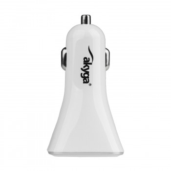 Ładowarka samochodowa 12/24V Akyga AK-CH-08 18W 2x USB-A Quick Charge 3.0 5-12V / 1.5-3A biała