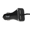 Ładowarka samochodowa 12/24V Akyga AK-CH-10 45W 4x USB-A 5V / 9A modularna czarna