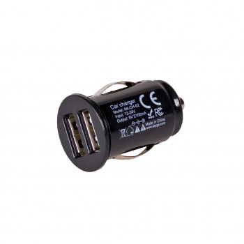 Ładowarka samochodowa 12/24V Akyga AK-CH-02 10.5W 2x USB-A 5V / 2.1A czarna