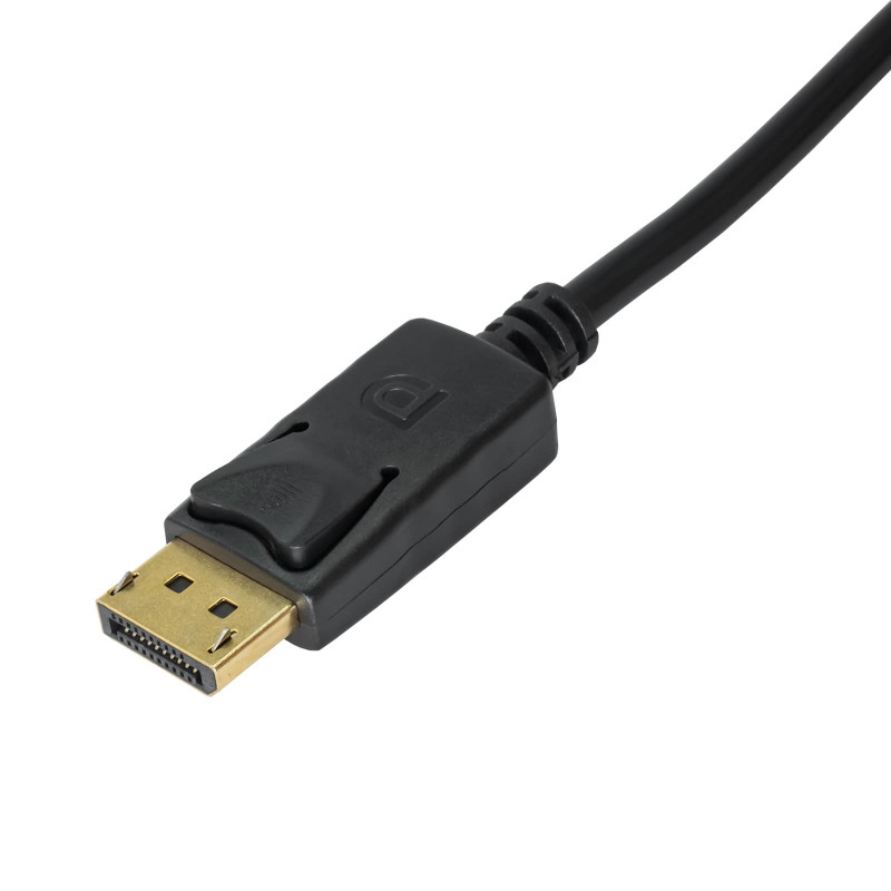 Adapter konwerter z kablem Akyga AK-AD-11 DisplayPort wtyk – HDMI gniazdo, 15 cm, czarny
