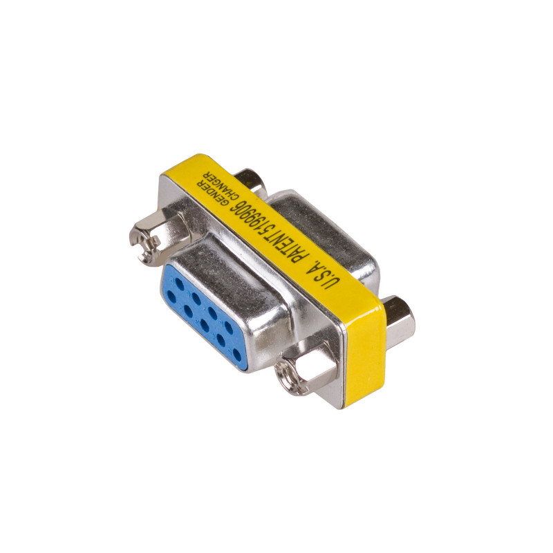 Akyga AK-AD-16 Adapter RS-232 D-Sub 9-pin (F) na D-Sub 9-pin (F), srebrny