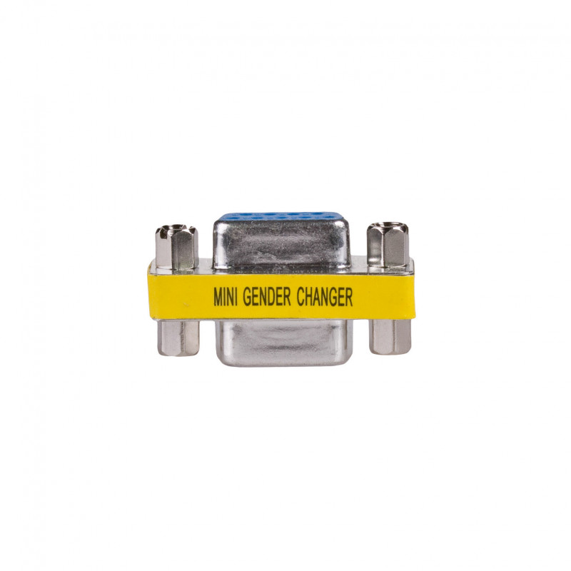 Akyga AK-AD-16 Adapter RS-232 D-Sub 9-pin (F) na D-Sub 9-pin (F), srebrny