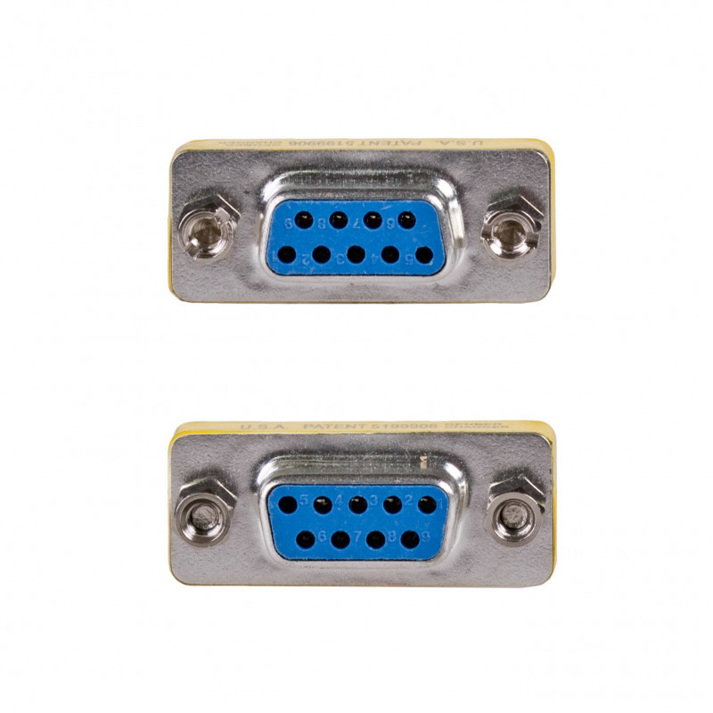 Akyga AK-AD-16 Adapter RS-232 D-Sub 9-pin (F) na D-Sub 9-pin (F), srebrny
