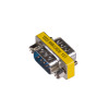 Akyga AK-AD-17 Adapter RS-232 D-Sub 9-pin (M) na D-Sub 9-pin (M), srebrny