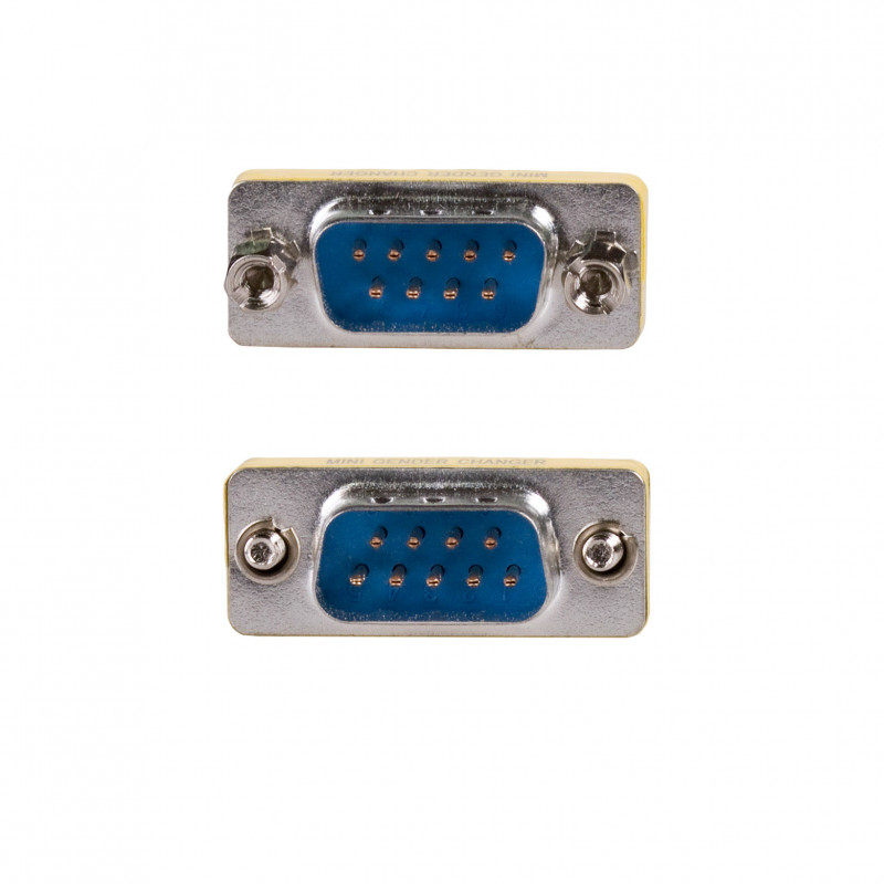 Akyga AK-AD-17 Adapter RS-232 D-Sub 9-pin (M) na D-Sub 9-pin (M), srebrny