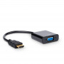 Akyga AK-AD-42 adapter z kablem HDMI (wtyk) – VGA (gniazdo), Full HD, 15 cm