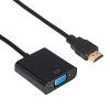Akyga AK-AD-42 adapter z kablem HDMI (wtyk) – VGA (gniazdo), Full HD, 15 cm