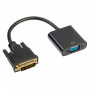 Akyga AK-AD-50 adapter z kablem DVI-D 24+1 (wtyk) – VGA (gniazdo), 15 cm