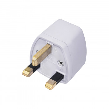 Akyga AK-AD-59 adapter podróżny US / AU / EU – UK, 250 V, 10 A, biały