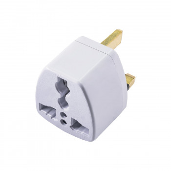Akyga AK-AD-59 adapter podróżny US / AU / EU – UK, 250 V, 10 A, biały