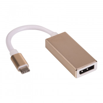 Akyga AK-AD-56 adapter z kablem USB-C (wtyk) – DisplayPort, 15 cm