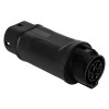 Adapter do ładowania samochodów elektrycznych Akyga AK-SC-E09 Type 1 (J1772) gniazdo – Type 2 (IEC 62196-2) wtyk, 1-fazowy, 32 A, czarny