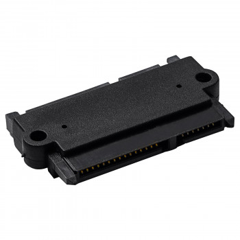 Adapter SATA 22-pin (15+7) Akyga AK-CA-83 gniazdo – wtyk, czarny