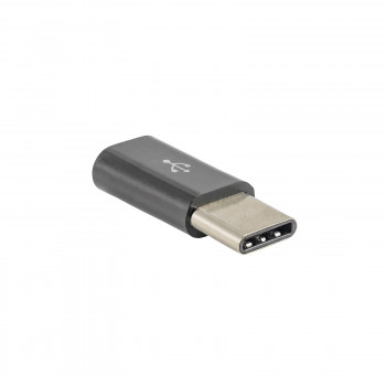 Akyga AK-AD-46 Micro USB-B (F) na USB-C (M) Adapter, Czarny