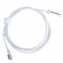 Akyga AK-SC-34 kabel serwisowy DC do zasilacza laptopa MagSafe L, 85 W, 1,2 m, do laptopów Apple, biały