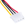 Akyga AK-CA-11 kabel adapter SATA Power (M) na Molex (F), 15 cm