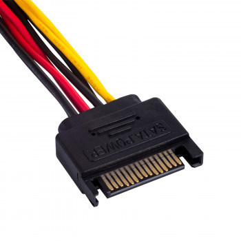 Akyga AK-CA-31 rozgałęźnik zasilania SATA, SATA (wtyk) – 2x SATA (gniazdo), 2x 15 cm