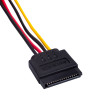 Akyga AK-CA-31 rozgałęźnik zasilania SATA, SATA (wtyk) – 2x SATA (gniazdo), 2x 15 cm