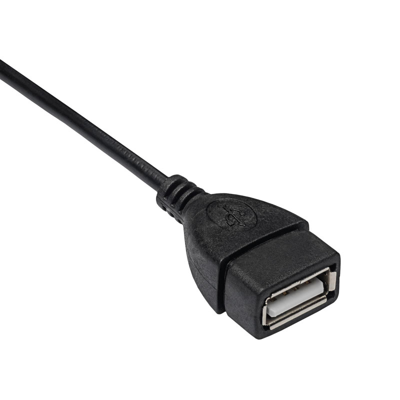 Akyga AK-AD-09 Kabel adaptera OTG Micro USB-B (M) do USB-A (F), 15 cm, czarny