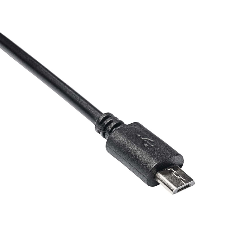Akyga AK-AD-09 Kabel adaptera OTG Micro USB-B (M) do USB-A (F), 15 cm, czarny