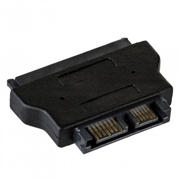 Akyga AK-CA-53 adapter Slim SATA (wtyk) – SATA 22-pin (gniazdo), czarny
