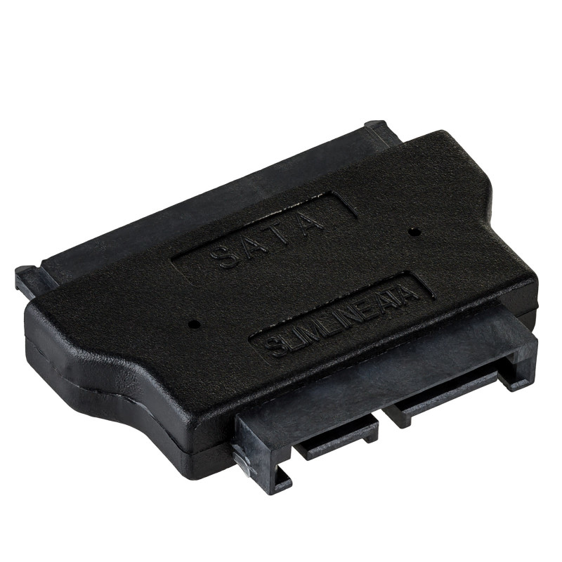 Akyga AK-CA-53 adapter Slim SATA (wtyk) – SATA 22-pin (gniazdo), czarny