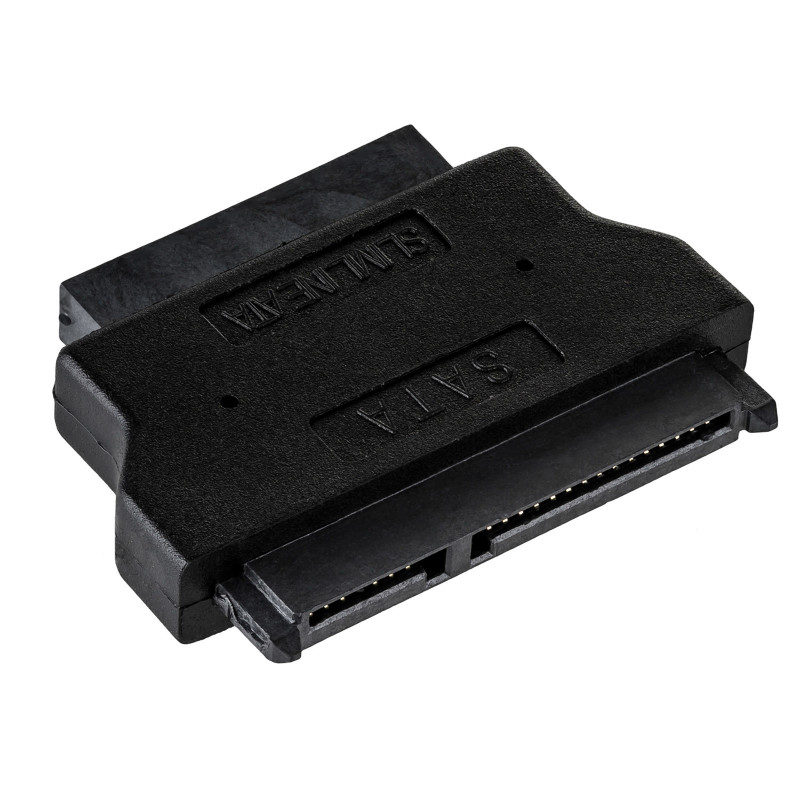 Akyga AK-CA-53 adapter Slim SATA (wtyk) – SATA 22-pin (gniazdo), czarny