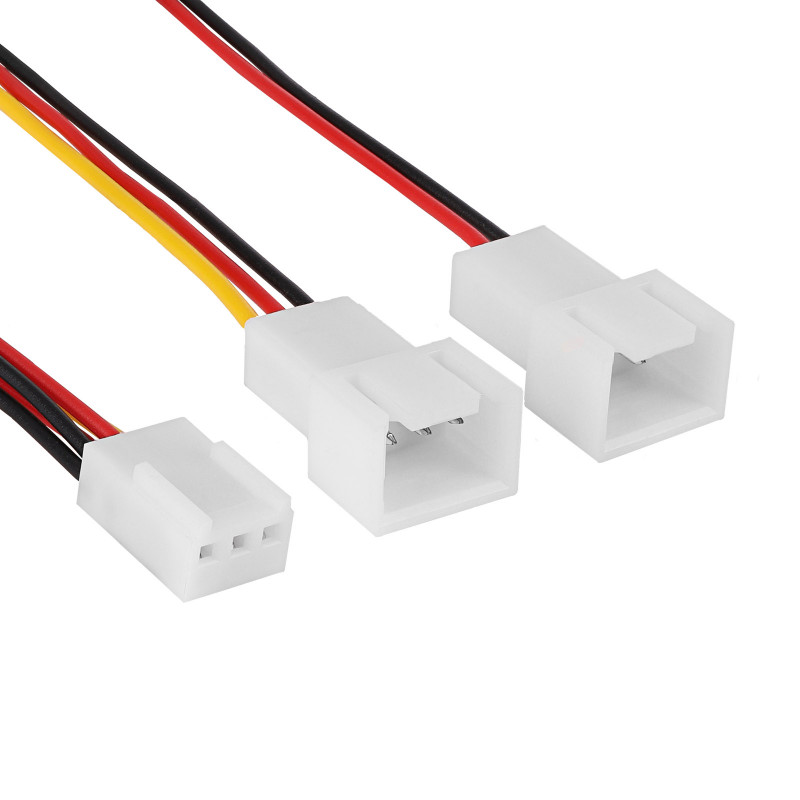 Akyga AK-CA-52 rozgałęźnik wentylatora 3-pin (gniazdo) – 2x 3-pin (wtyk), 2x 15 cm