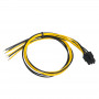 Akyga AK-SC-19 kabel serwisowy do zasilacza PC PCIe 6-pin, 45 cm
