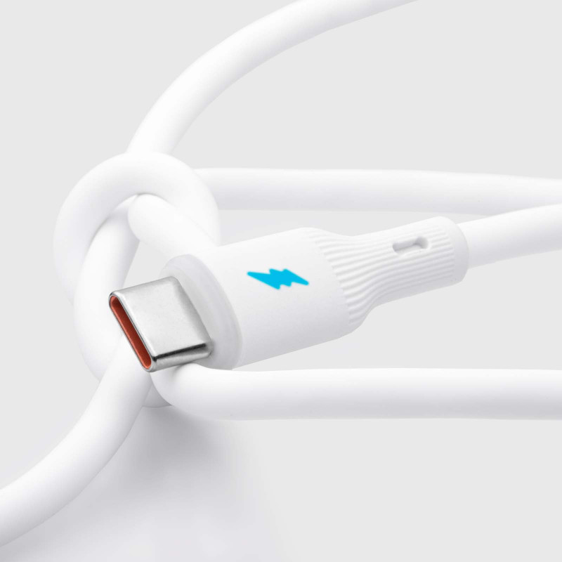 Akyga AK-USB-59 kabel USB-A (M) do USB-C (M), USB 2.0, 1 m, silikonowy