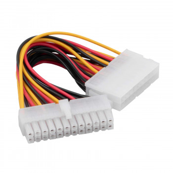Akyga AK-CA-66 kabel adapter zasilania ATX 20-pin (gniazdo) – 24-pin (20+4) (wtyk), 15 cm