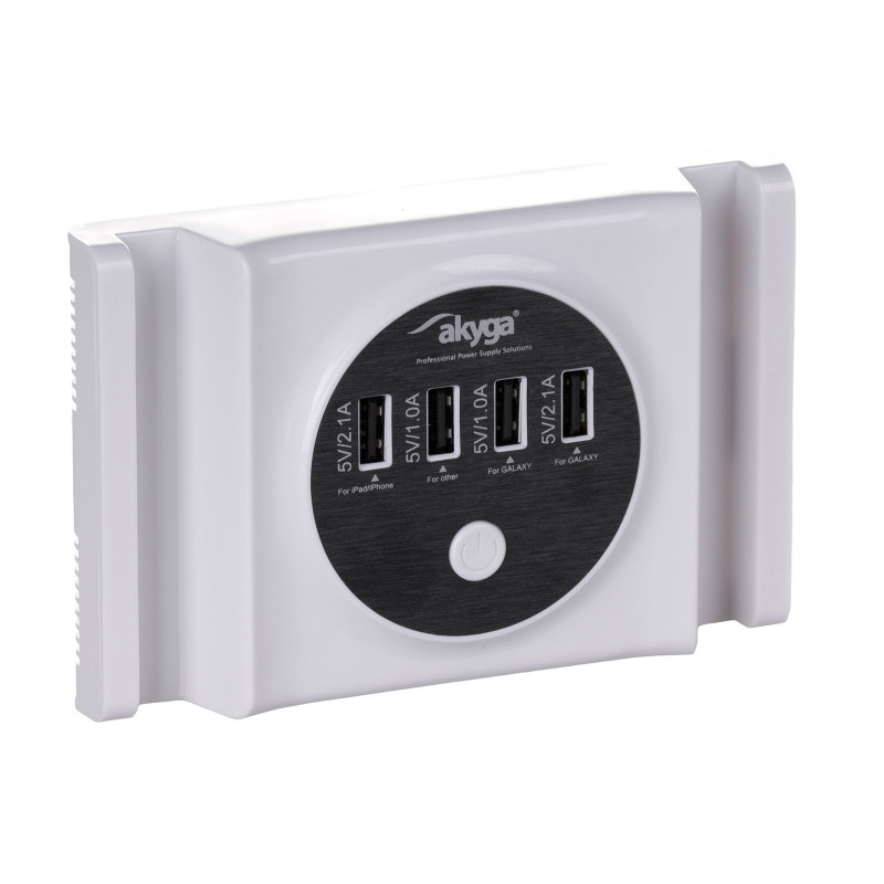 Uniwersalny zasilacz Akyga AK-TB-05 5.0V / 6.0A 30W 4x USB A 1.5m