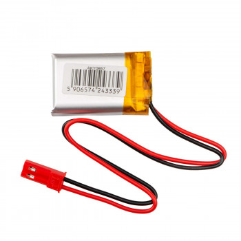 Akumulator Li-Po Akyga AKY0657 LP752030 3,7 V 300 mAh z PCM, złącze JST 2,54 mm 2-pin, przewody 150 mm