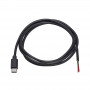 Akyga AK-SC-38 kabel serwisowy USB-C (męski) z otwartym końcem, 10 W (5 V / 2 A), 1 m, czarny