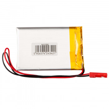 Akumulator Li-Po Akyga AKY0392 LP453350 3,7 V 800 mAh z PCM, złącze JST 2,54 mm 2-pin, przewody 150 mm
