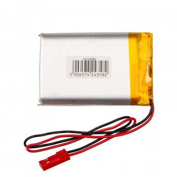Akyga AKY0099 LP903450 Akumulator Li-Po 3,7 V 1600 mAh z PCM, złącze JST 2,54 mm 2-pin, przewody 150 mm