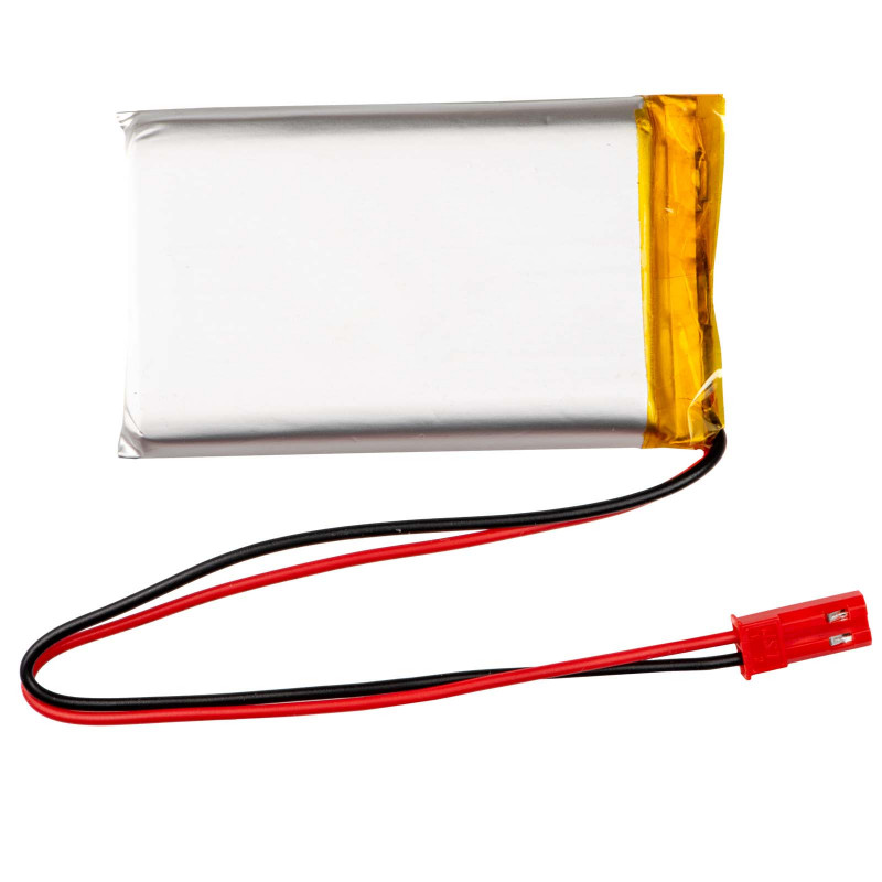 Akyga AKY0653 LP103740 Akumulator Li-Po 3,7 V 1580 mAh z PCM, złącze JST 2,54 mm 2-pin, przewody 150 mm