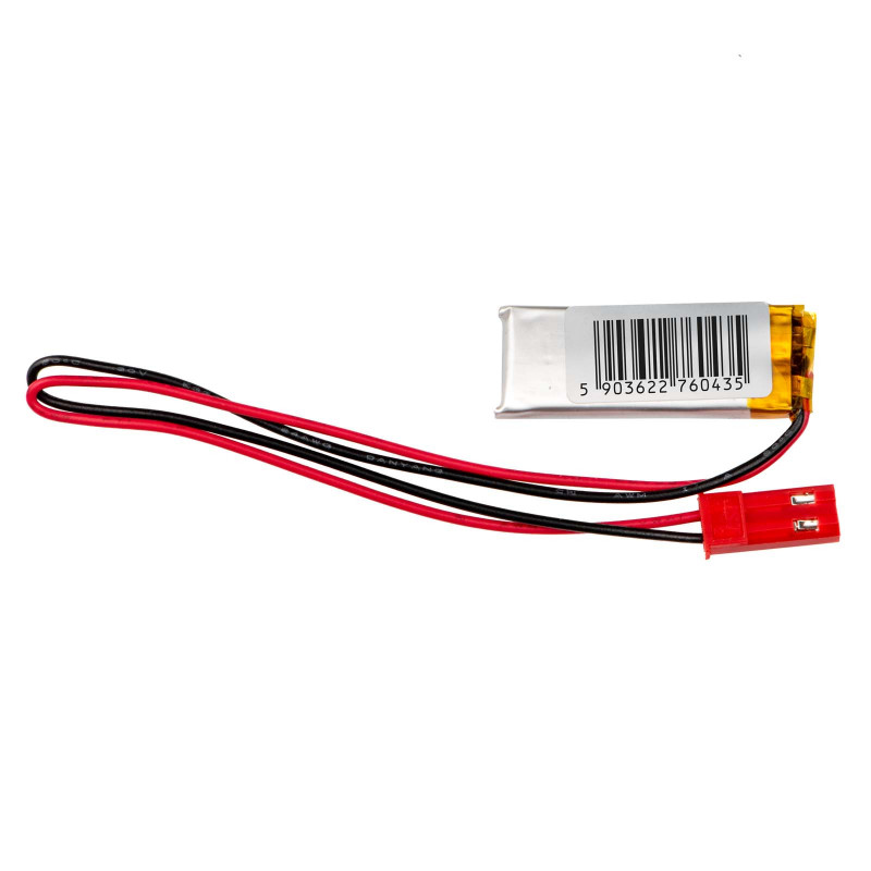 Akyga AKY0471 LP301020 akumulator Li-Po 3,7 V 40 mAh z PCM, złącze JST 2,54 mm 2-pin, przewody 150 mm